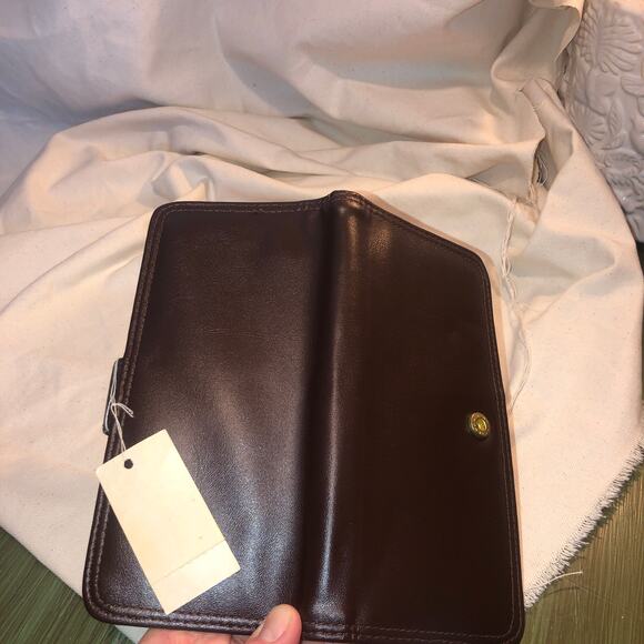 Sears Vintage NEW with Price Tag Women's Brown Bi-Fold Wallet - Picture 4 of 4